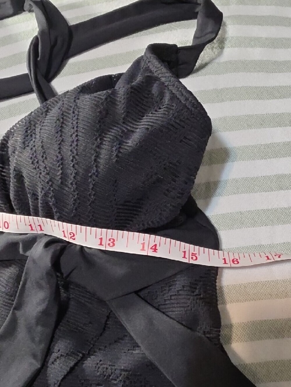 Alex Marie Black Tankini Set Size 8 Top, Size 10 Bottoms - Picture 7 of 10